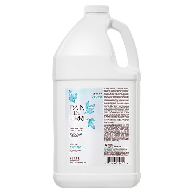 Bain De Terre Jasmine Moisturizing Conditioner 128 oz Gallon Size