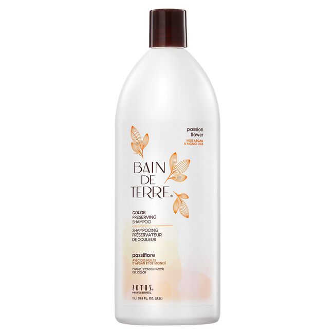 Bain De Terre Passion Flower Color Preserving Shampoo 33.8 oz