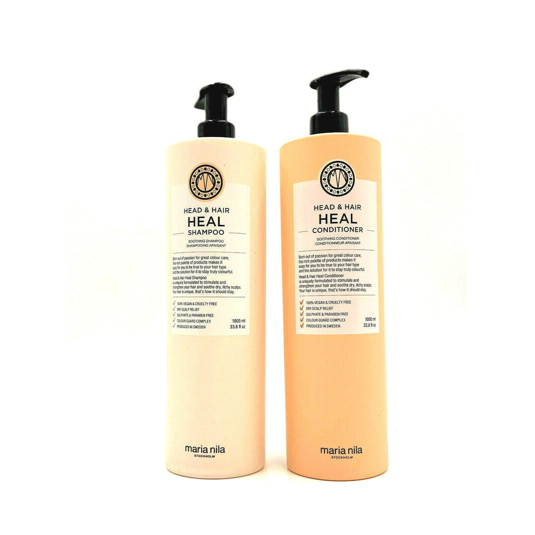 Maria Nila Head & Hair Heal Smoothing Shampoo & Conditioner 33.8 oz Duo