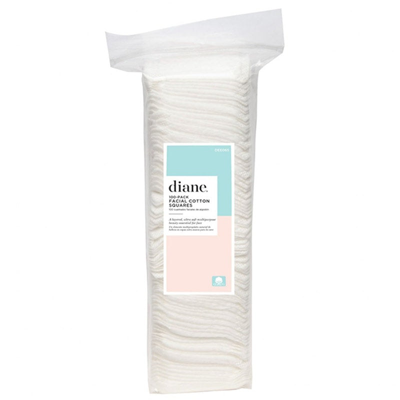 Diane Facial Cotton Squares, 100 Pack