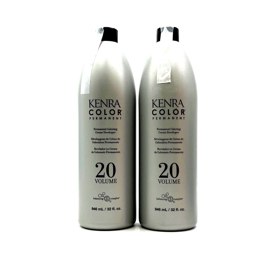 Kenra Color Permanent Coloring Creme Developer 20 Volume 32 oz-2 Pack