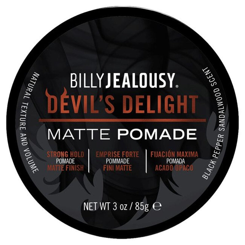Billy Jealously Devils Delight Strong Hold Matte Pomade 3 oz