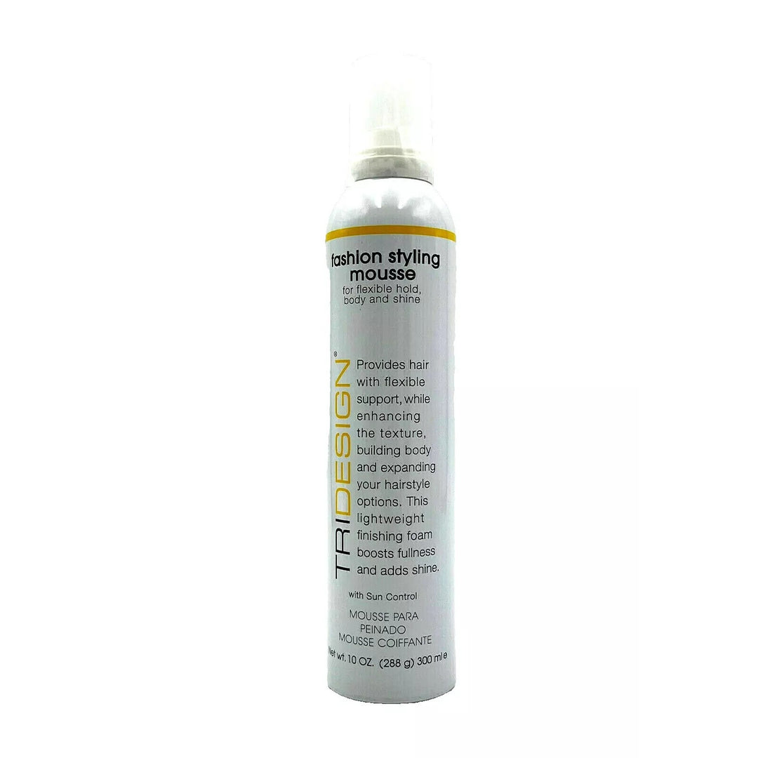 TRI Fashion Styling Mousse/Flexible Hold, Body & Shine 10 oz-3 Pack
