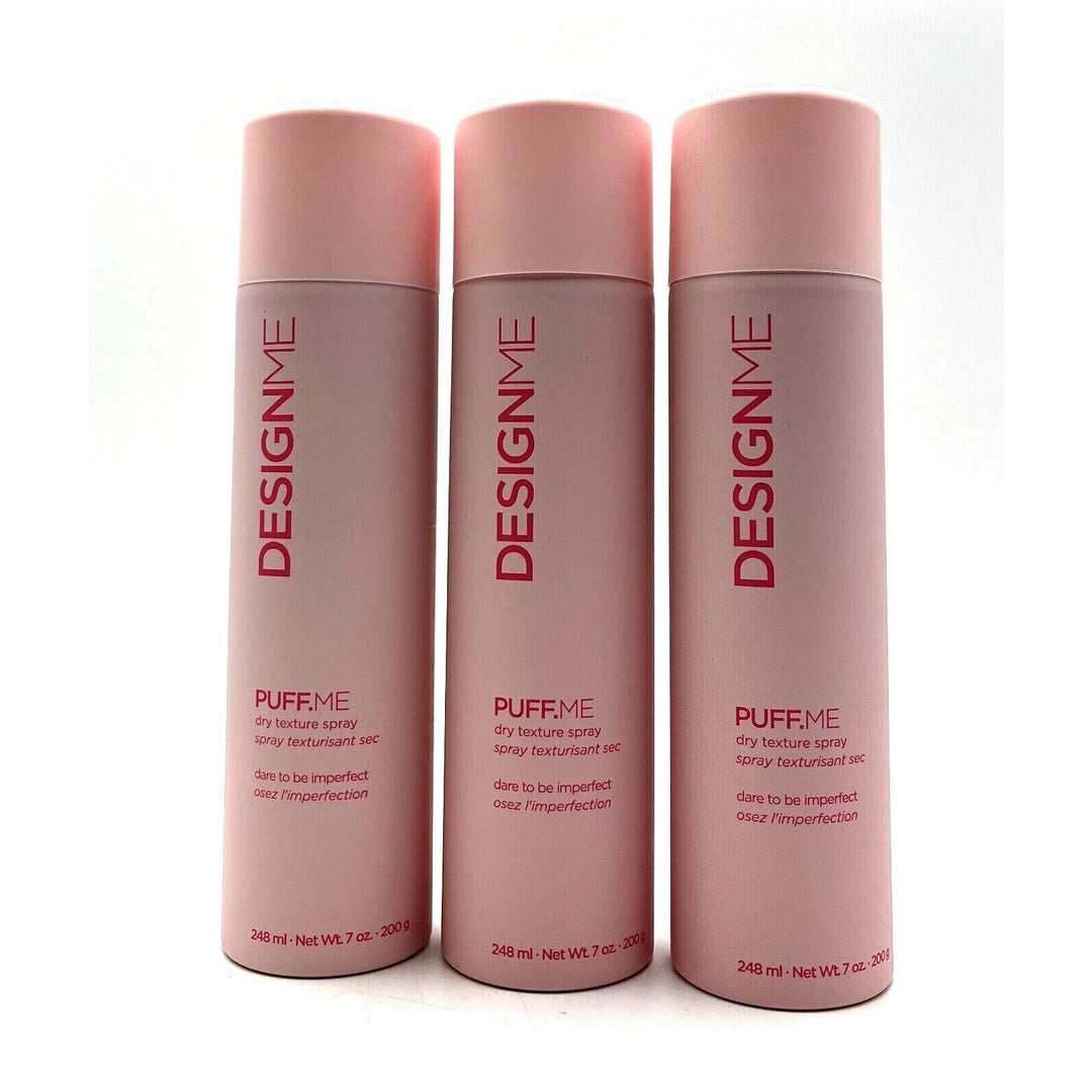 DesignMe Puff.Me Dry Texture Spray Dare To Be Imperfect 7 oz-3 Pack
