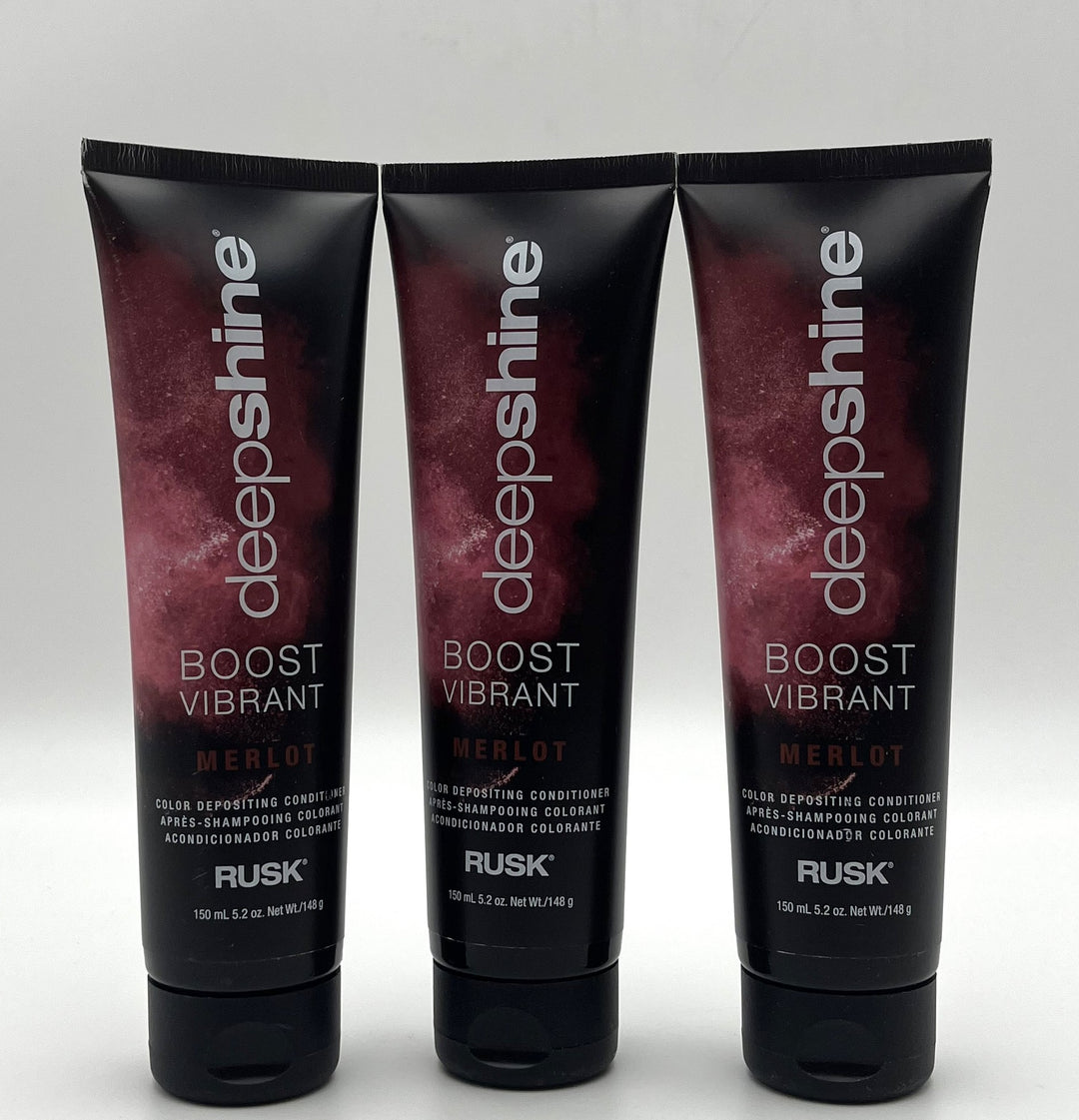Rusk Deepshine Boost Vibrant Merlot 5.2 fl.oz-3 Pack
