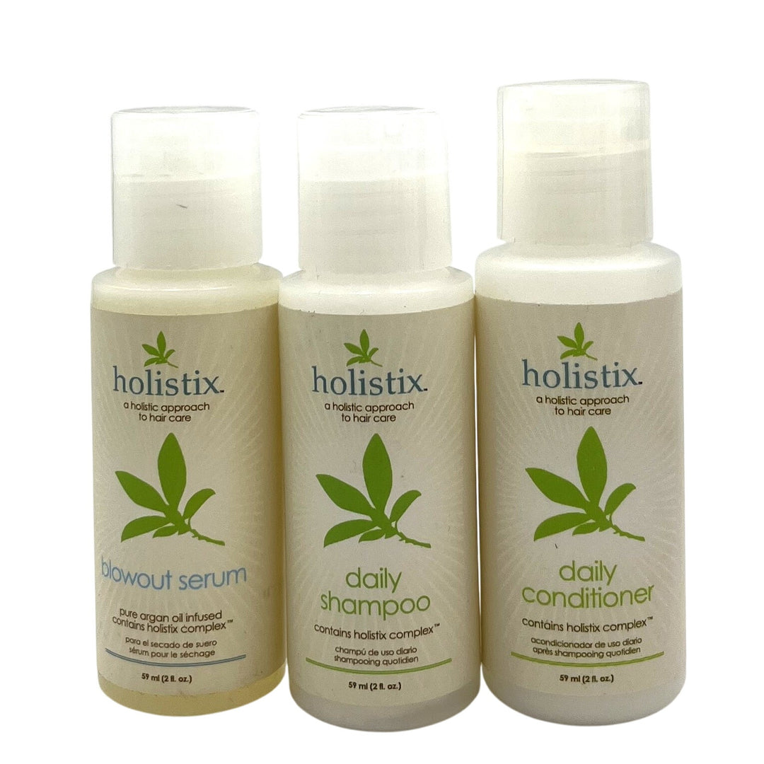 Holistix Daily Shampoo Conditioner Serum 2 fl.oz Each