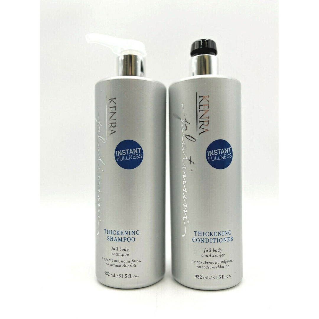 Kenra Platinum Thickening Full Body Shampoo & Conditioner 31.5 oz Duo