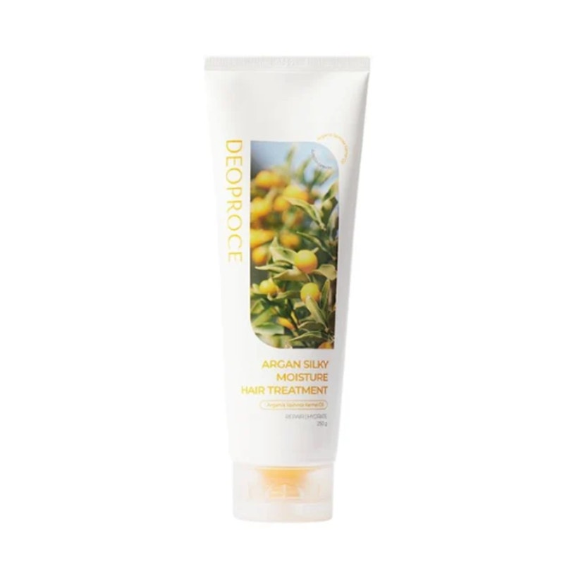 Deoproce Argan Silky Moisture Hair Treatment – Deep Hydration and Repair, 250g