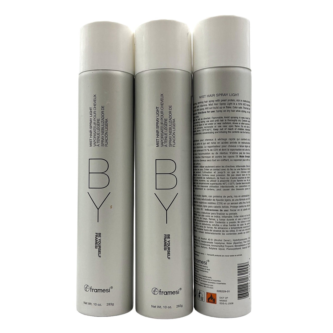 Framesi Pearl Light Mist Hairspray 10 oz-3 Pack