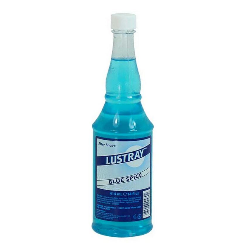 Lustray Blue Spice After Shave - 14oz-3 Pack