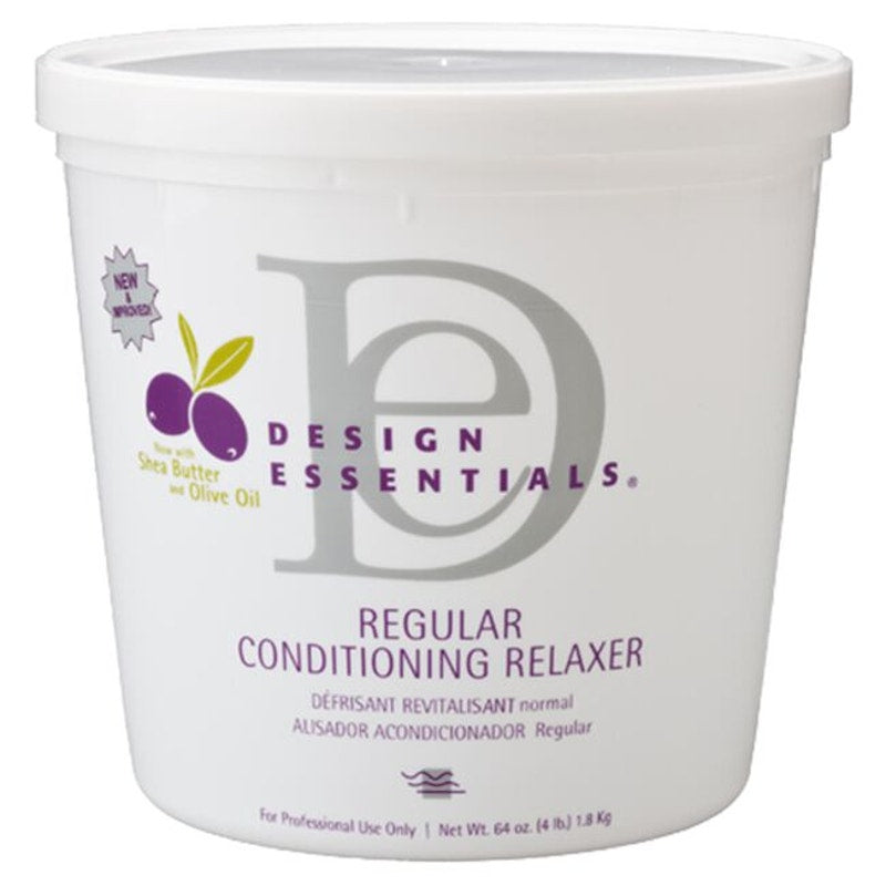 Design Essentials  Regular Conditioning Relaxer With Olive Oil & Shea Butter 64 oz