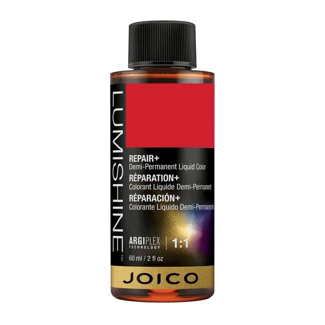 Joico LumiShine Demi-Permanent Liquid Hair Color 2 fl.oz-4RR Red Red Medium Brown