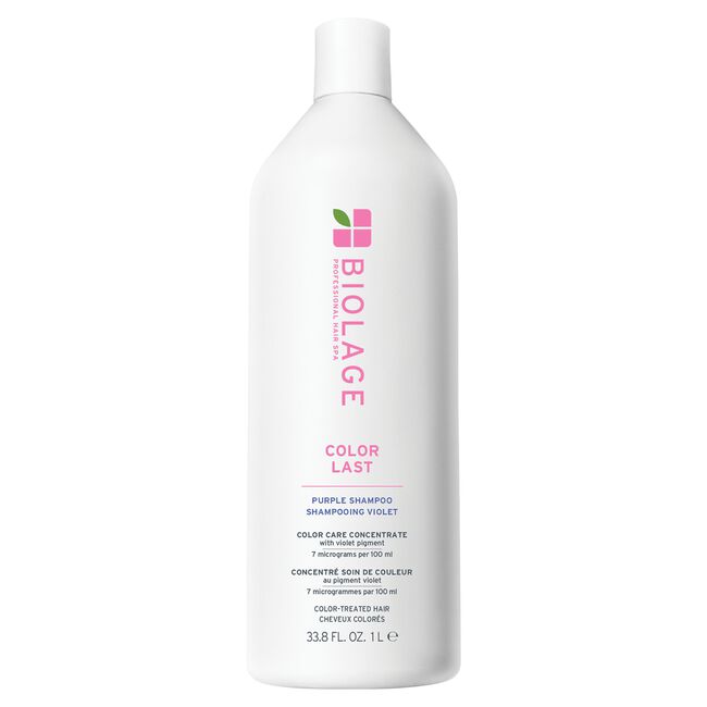 Biolage ColorLast Purple Shampoo 33.8 oz – Neutralize Brass & Brighten Color-Treated Hair
