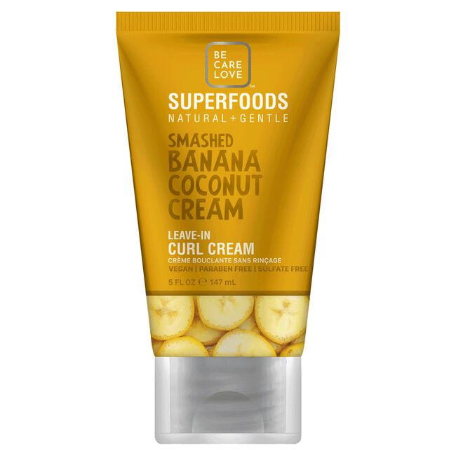 Be Care Love Smashed Banana Coconut Leave In Curl Cream 5 oz