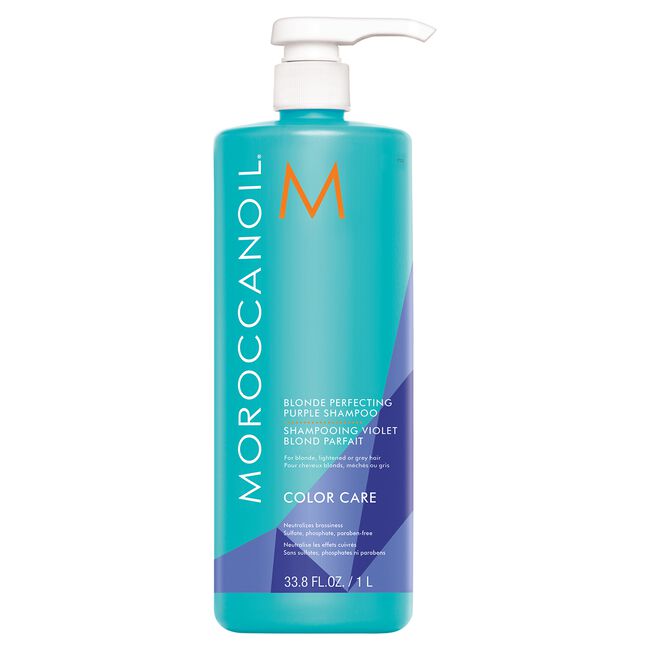 Moroccanoil Blonde Perfecting Purple Shampoo 33.8 oz