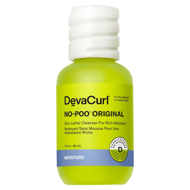 DevaCurl No-Poo Original Zero Lather Cleanser For Rich Moisture 3 oz