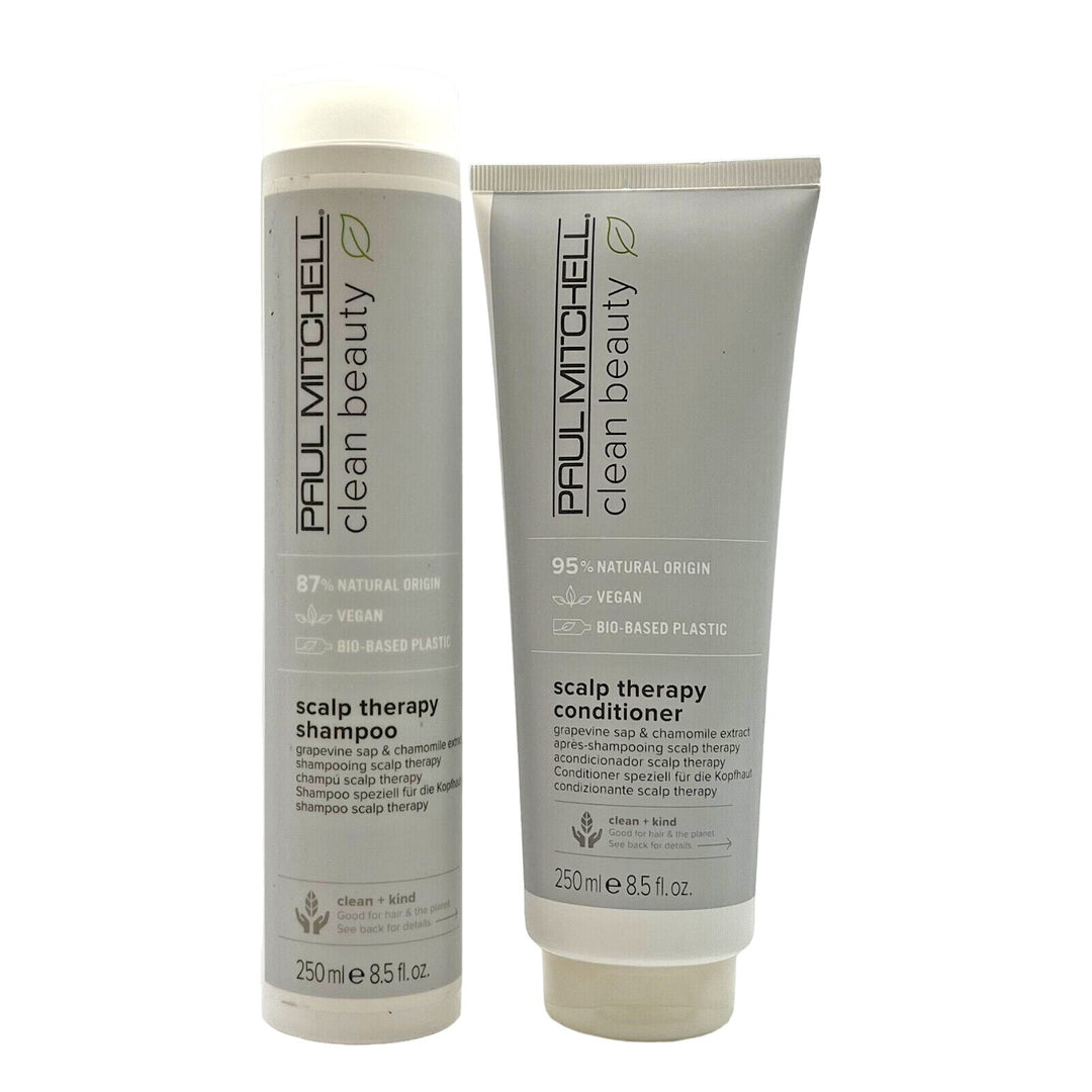 Paul Mitchell Clean Beauty Scalp Therapy Shampoo & Conditioner 8.5 oz Duo