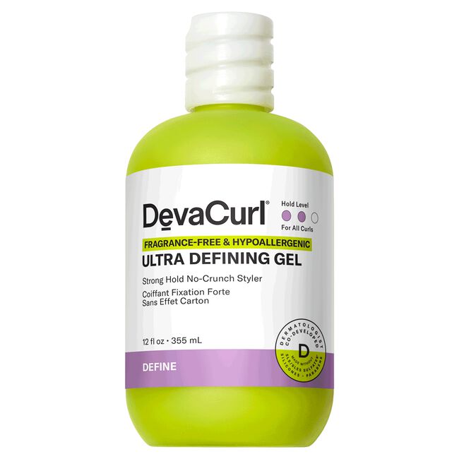 DevaCurl Fragrance-Free Hypoallergenic Ultra Defining Gel 12 oz