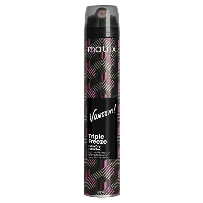 Matrix Vavoom Triple Freeze Extra Dry High Hold Hairspray 9 oz-3 Pack