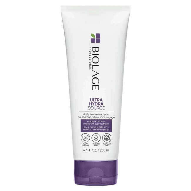 Matrix Biolage Ultra Hydra Source Daily Leave In Cream 6.7 oz