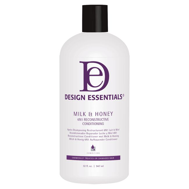 Design Essentials Milk &amp; Honey Neutralizing  Shampoo &amp; 6N1 Conditioner 32 oz Duo