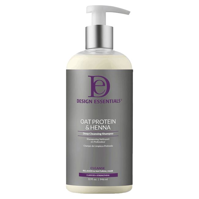 Design Essentials Oat Protein &amp; Henna Deep Cleansing Shampoo 32 oz