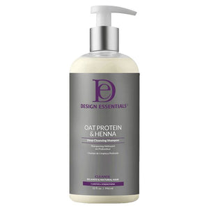 Design Essentials Oat Protein & Henna Deep Cleansing Shampoo 32 oz