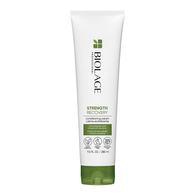 Biolage Strength Recovery Conditioning Cream For Damaged Hair Vegan 13.5 oz