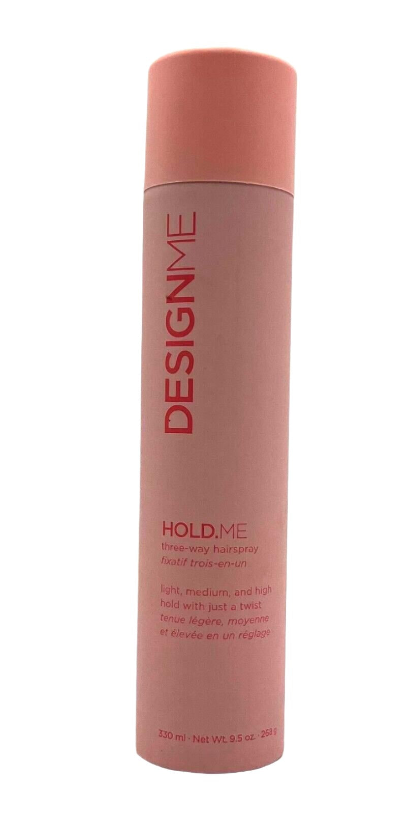 DesignMe Hold.Me Three Way Hairspray Light Medium High Hold 9.5 oz