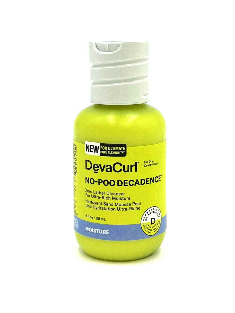 DevaCurl No-Poo Decadence Zero Lather Cleanser - Ultra Rich Moisture 3 oz