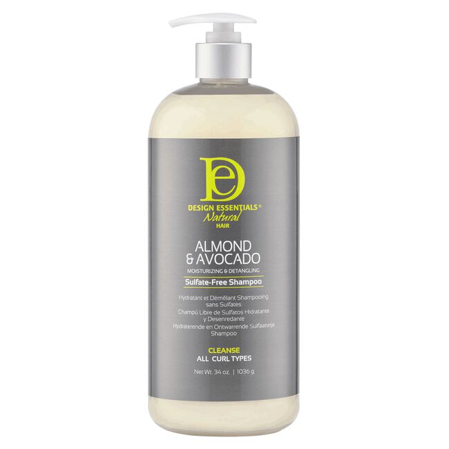 Design Essentials Almond Avocado Moisturizing & Detangling Shampoo 32 oz