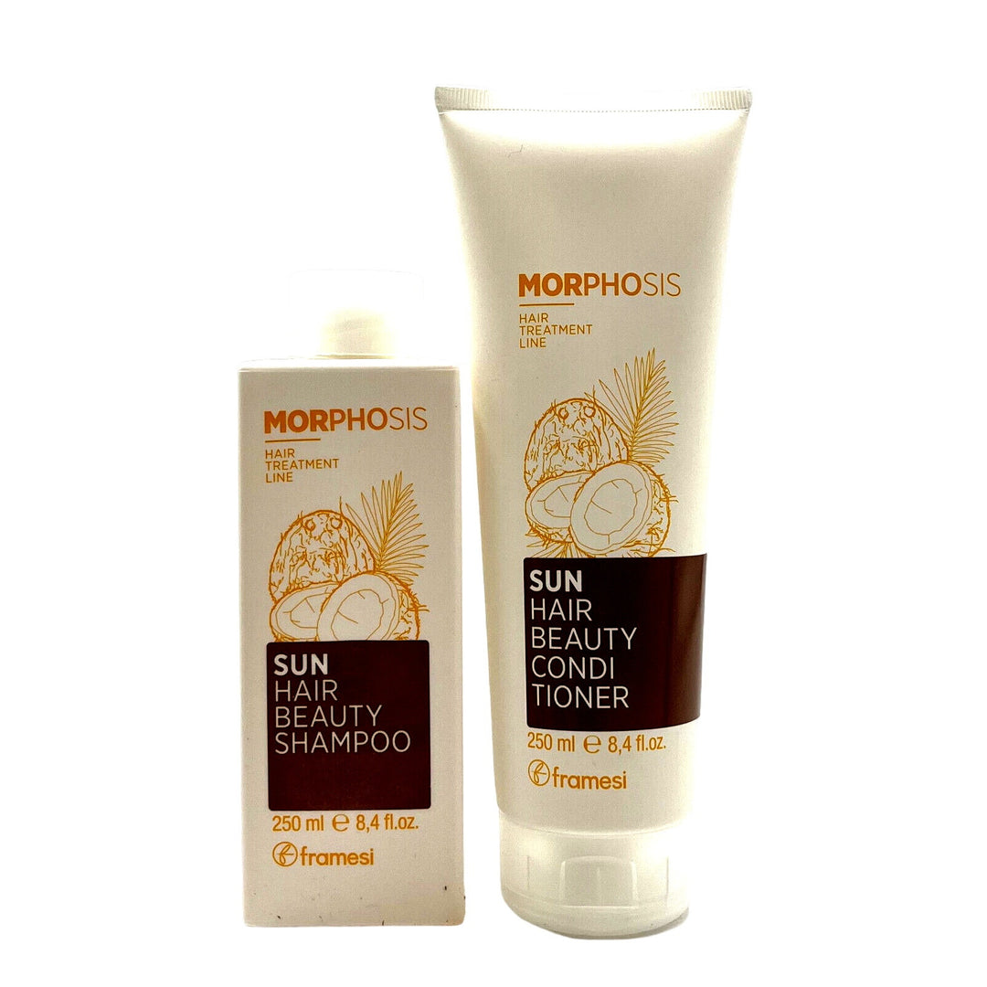 Framesi Morphosis Sun Hair Beauty Shampoo Conditioner 8.4 oz Duo