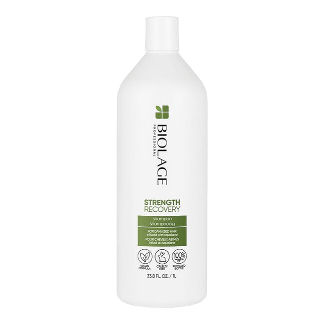 Biolage Strength Recovery Shampoo & Conditioning Cream - Damaged Hair 33.8 oz Duo