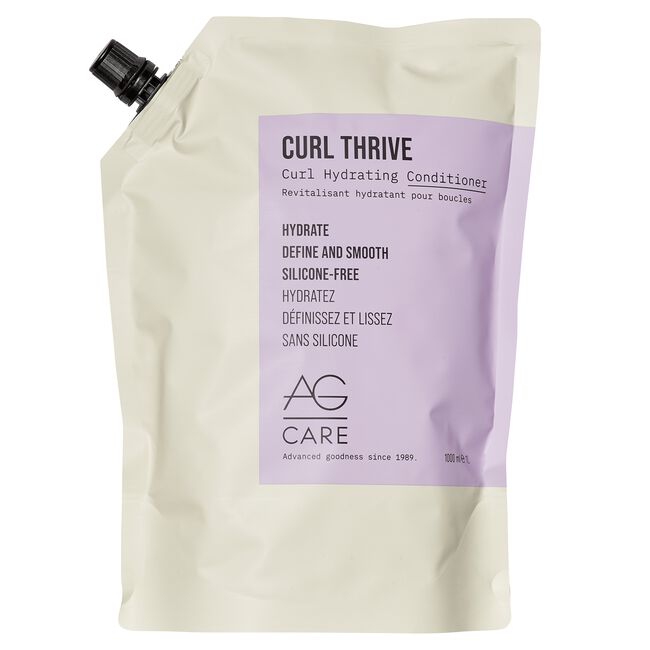 AG Care Curl Thrive Hydrating Conditioner 33.8 fl.oz(Refill) & 8 fl.oz Duo