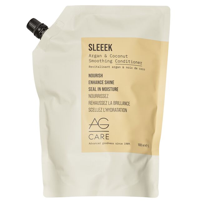AG Care Smoooth Argan & Coconut Smoothing Shampoo & Sleeek Conditioner 33.8 fl.oz Duo
