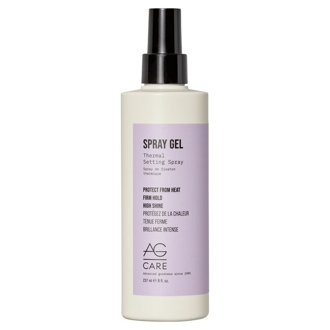 AG Care Curl Spray Gel Thermal Setting Spray 8 fl.oz-3 Pack