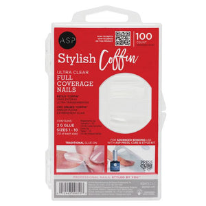 ASP Stylish Coffin Full Coverage Nails