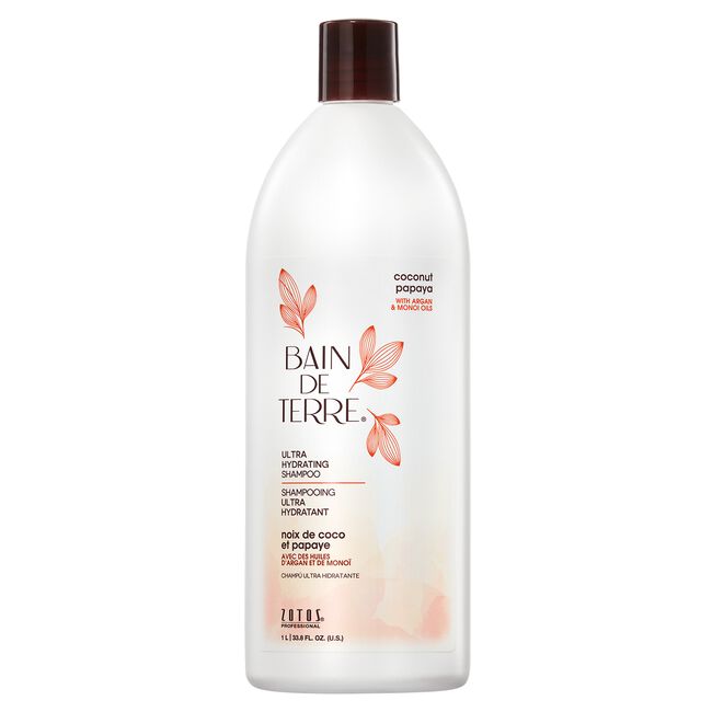 Bain de Terre  Coconut Papaya Ultra Hydrating Shampoo 33.8 oz