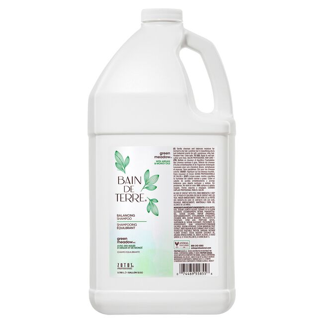 Bain De Terre  Green Meadow Balancing Shampoo 128 oz Gallon Size