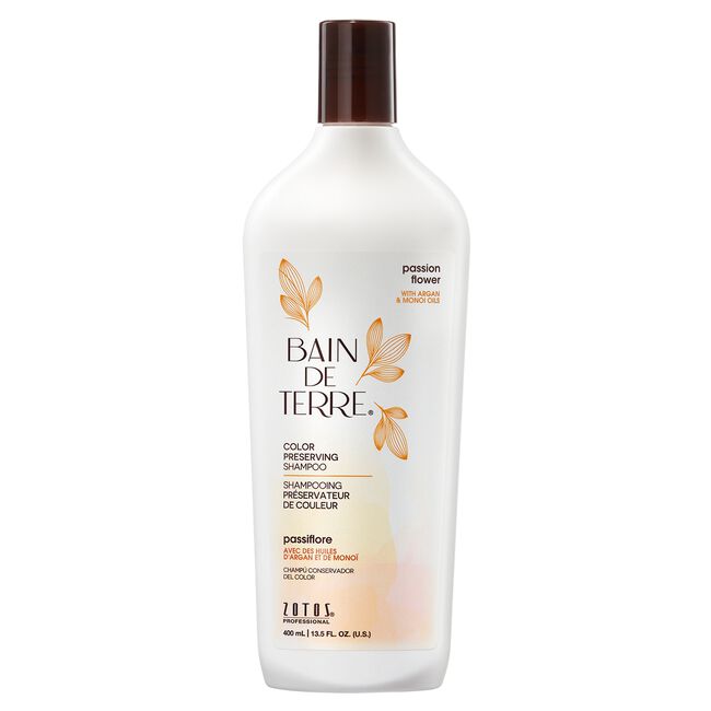 Bain De Terre Passion Flower Color Preserving Shampoo 13.5 oz