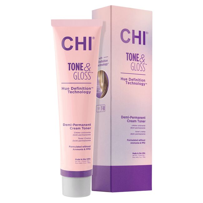 CHI Tone &amp; Gloss Ammonia-Free Demi-Permanent Cream Toner 3 oz-Choose