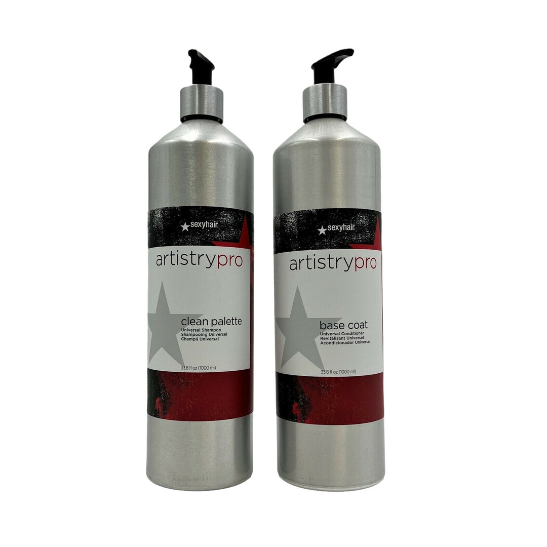 SexyHair ArtistryPro Clean Palette Shampoo & Base Coat Conditioner 33.8 oz