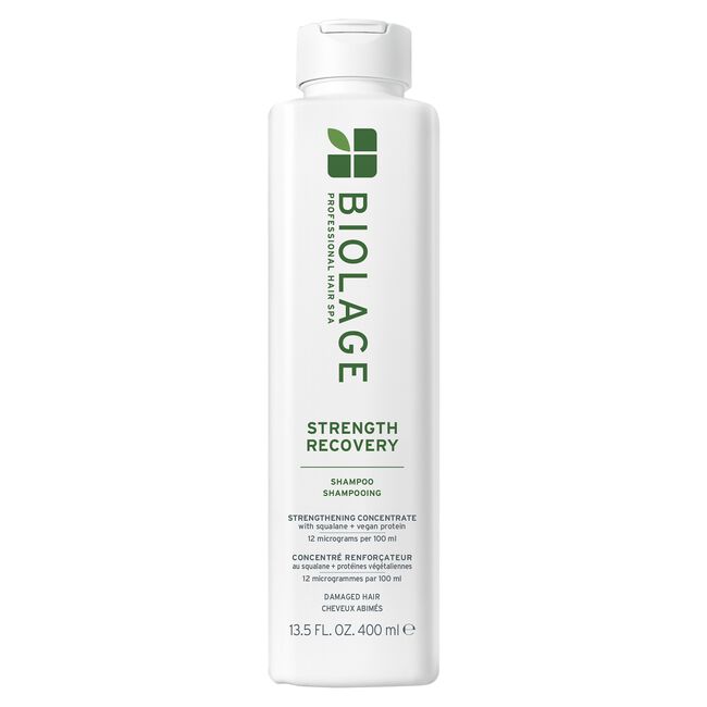 Biolage Strength Recovery Shampoo 13.5 oz – Repair & Fortify Damaged Hair - New Design
