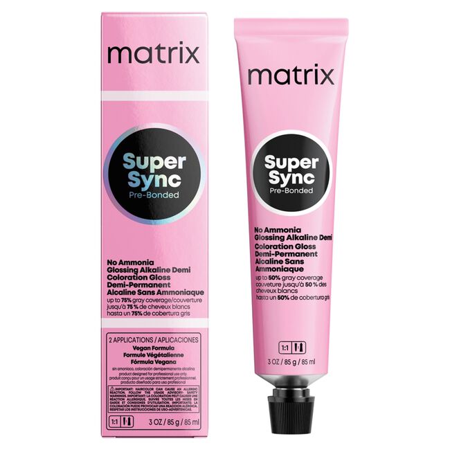 Matrix Super Sync Pre-Bonded Alkaline Demi-Permanent Hair Color - Choose Yours