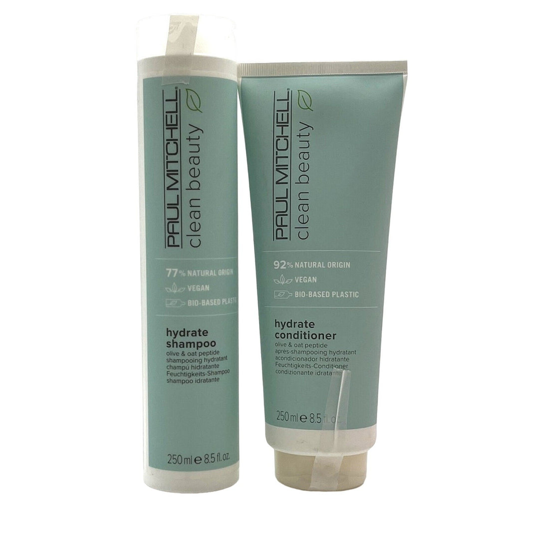 Paul Mitchell Clean Beauty Hydrate Shampoo & Conditioner 8.5 fl.oz Duo