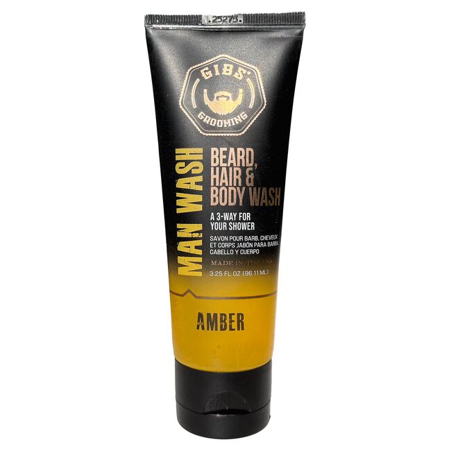 Amber Man Wash BHB (Beard, Hair and Body)  3.25 fl.oz