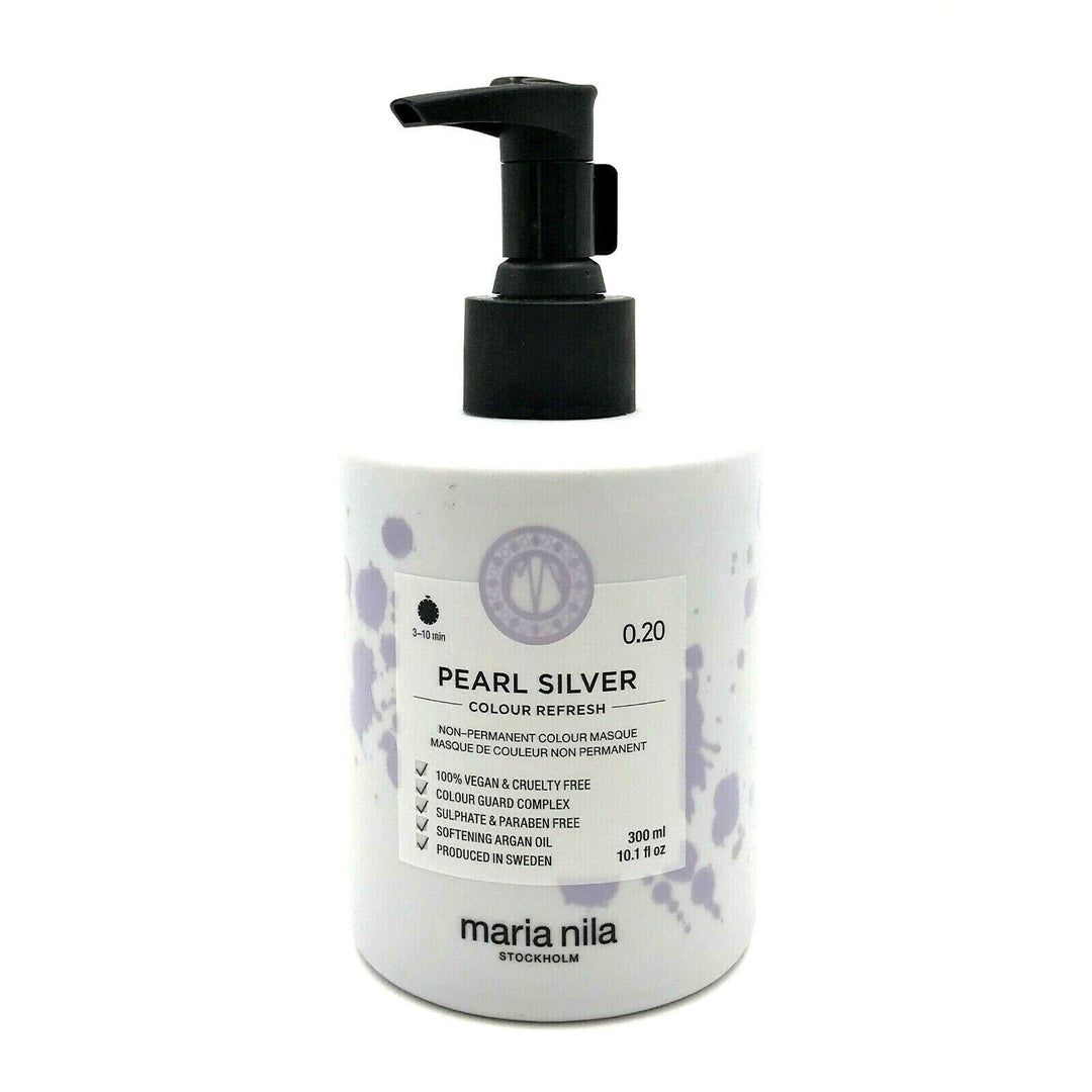 Maria Nila Pearl Silver Non-Permanent Colour Masque Vegan 10.1 oz