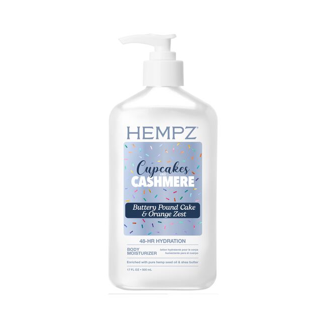 Hempz Cupcakes &amp; Cashmere Body Moisturizer 17 oz