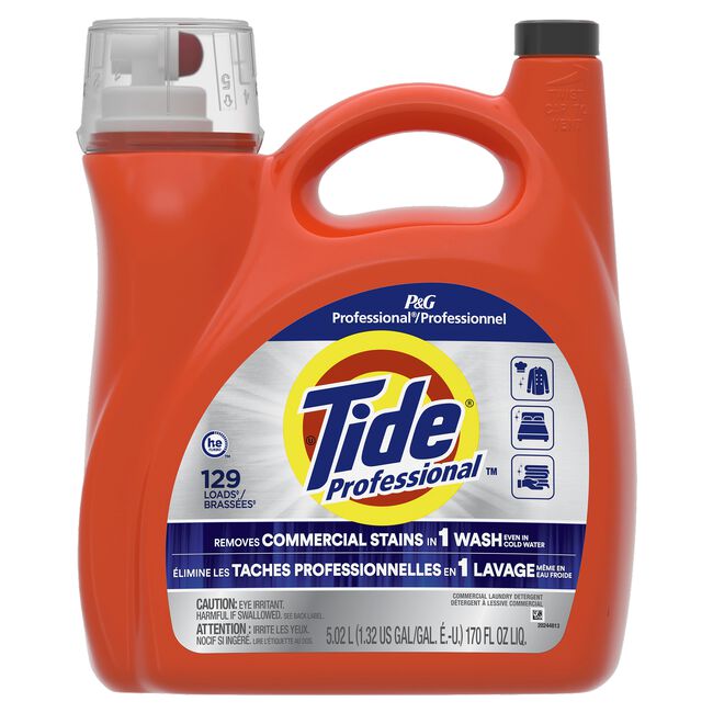 Tide Commercial Liquid Laundry Detergent for Salon Use 5.02 LB 170 oz
