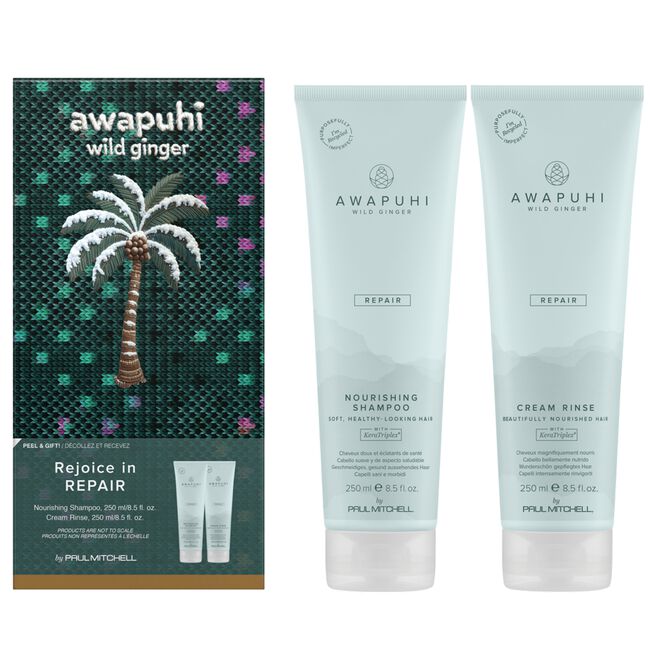 Paul Mitchell Awapuhi Wild Ginger Repair Set(Nourish shampoo+Rinse)